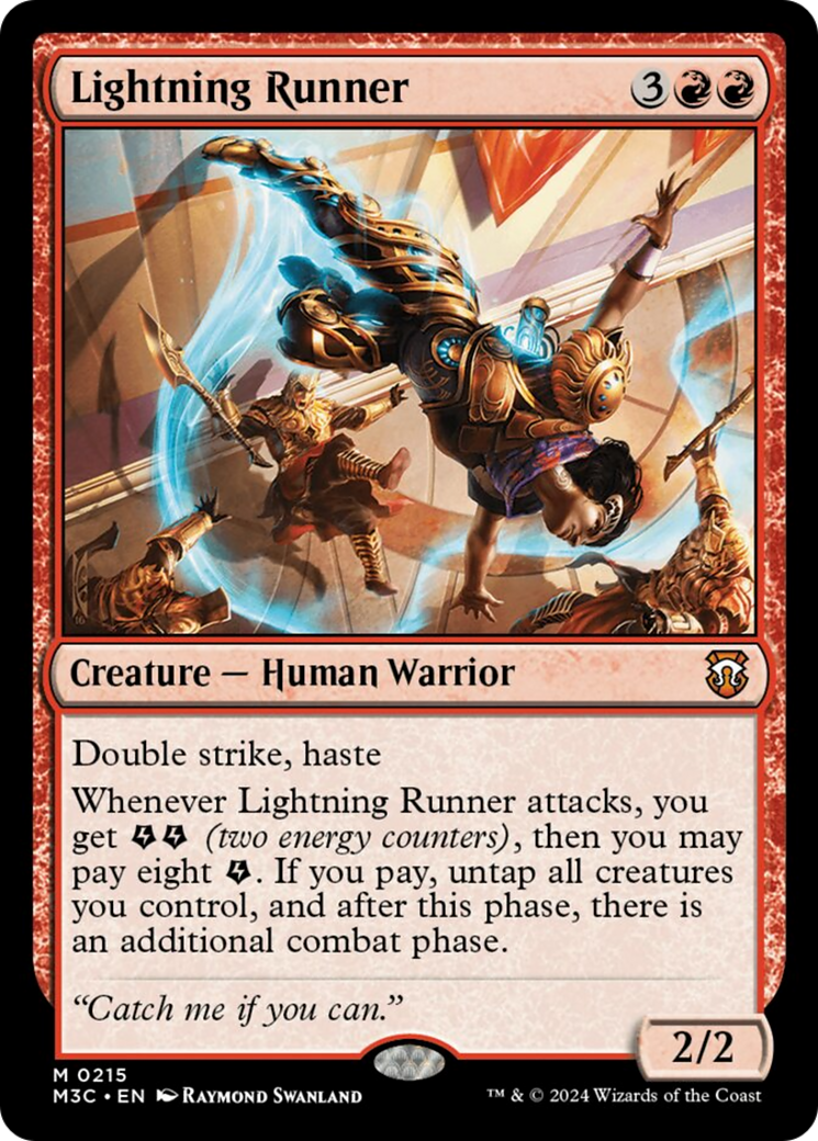 Lightning Runner [Modern Horizons 3 Commander] | Exor Games New Glasgow