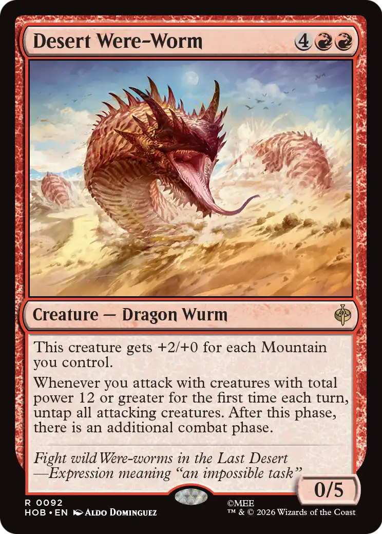 Desert Were-Worm [The Hobbit] | Exor Games New Glasgow