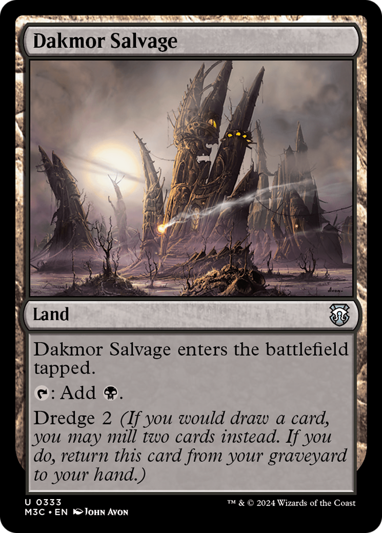 Dakmor Salvage (Ripple Foil) [Modern Horizons 3 Commander] | Exor Games New Glasgow