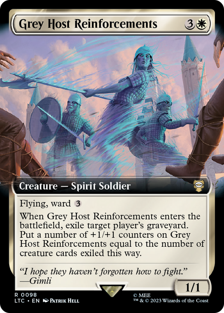 Grey Host Reinforcements (Extended Art) [The Lord of the Rings: Tales of Middle-Earth Commander] | Exor Games New Glasgow