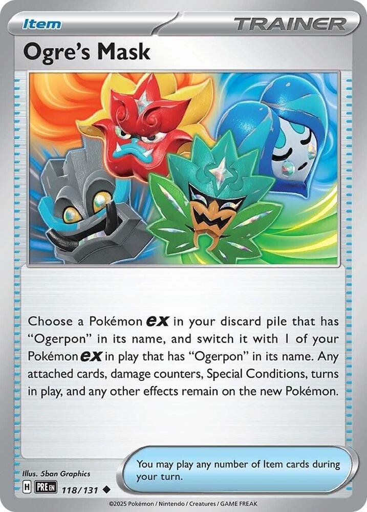 Ogre's Mask (118/131) [Scarlet & Violet: Prismatic Evolutions] | Exor Games New Glasgow