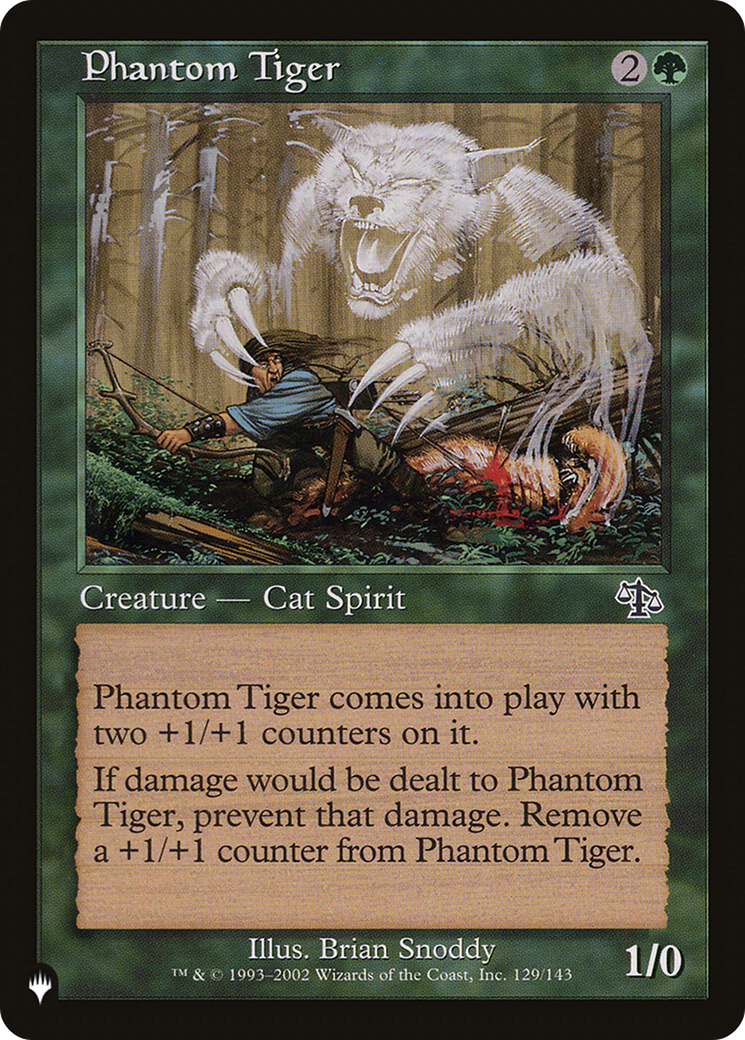 Phantom Tiger [The List Reprints] | Exor Games New Glasgow