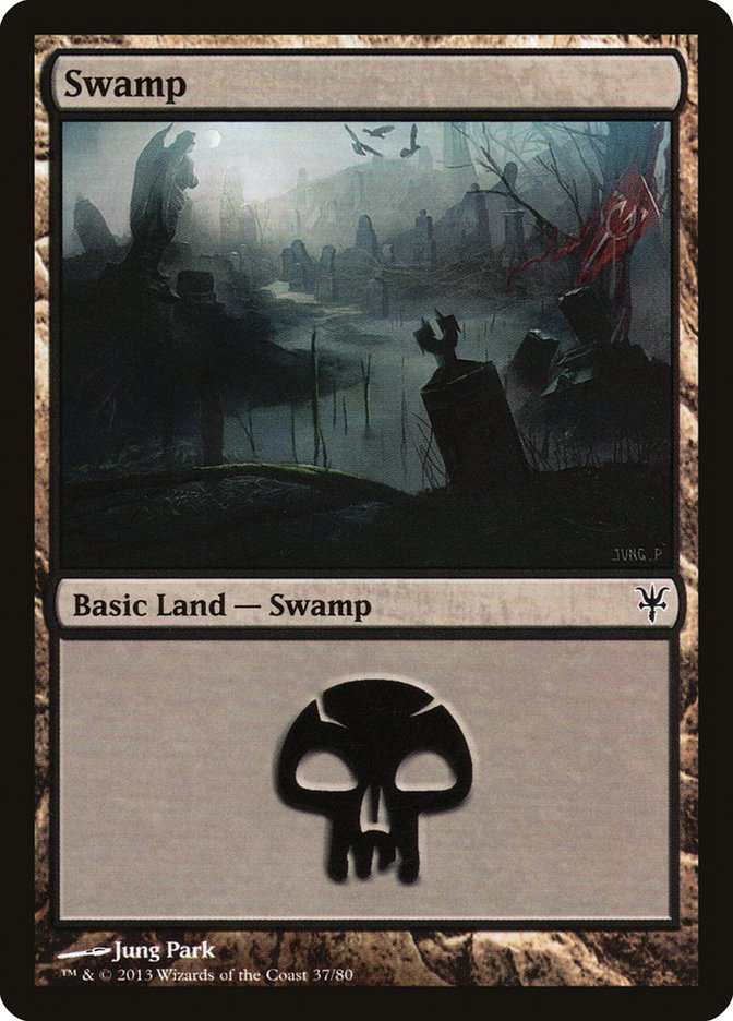 Swamp (37) [Duel Decks: Sorin vs. Tibalt] | Exor Games New Glasgow