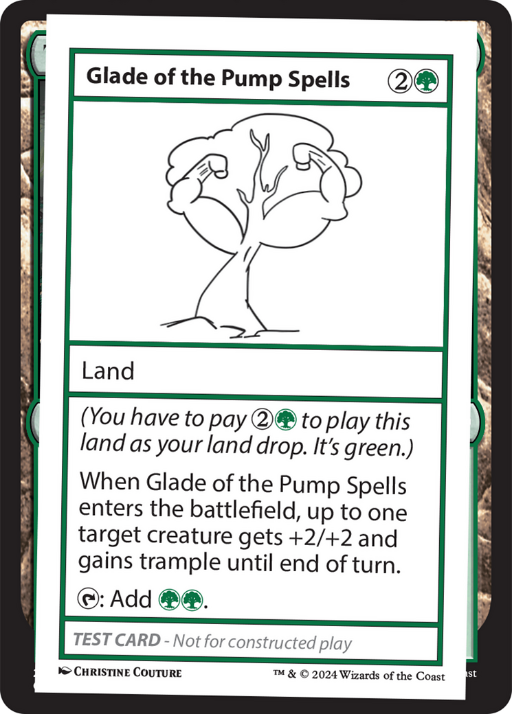 Glade of the Pump Spells [Mystery Booster 2 Playtest Cards] | Exor Games New Glasgow