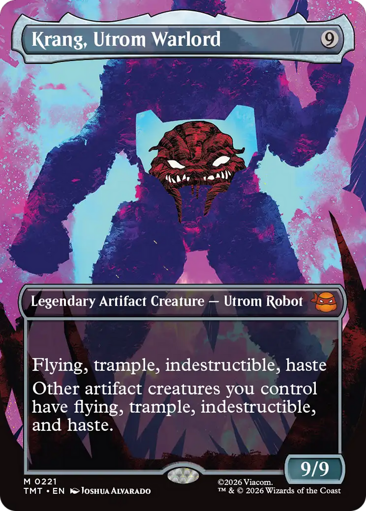 Krang, Utrom Warlord (Borderless) [Teenage Mutant Ninja Turtles] | Exor Games New Glasgow