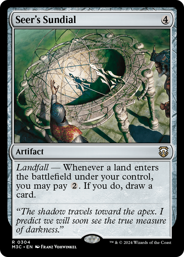 Seer's Sundial (Ripple Foil) [Modern Horizons 3 Commander] | Exor Games New Glasgow