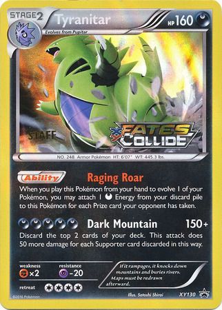 Tyranitar (XY130) (Staff) [XY: Black Star Promos] | Exor Games New Glasgow