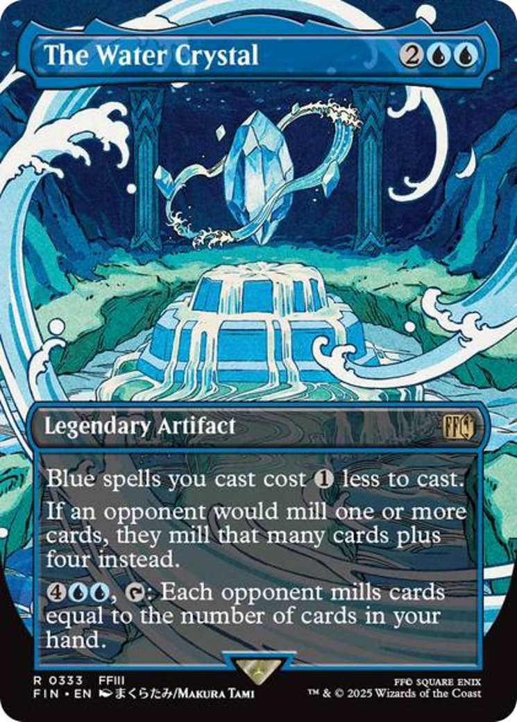 The Water Crystal (Borderless) [FINAL FANTASY] | Exor Games New Glasgow