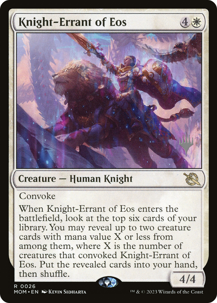 Knight-Errant of Eos (Promo Pack) [March of the Machine Promos] | Exor Games New Glasgow