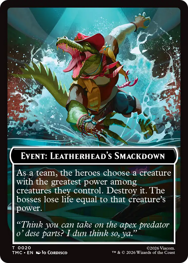 Event: Leatherhead's Smackdown [Teenage Mutant Ninja Turtles Commander Tokens] | Exor Games New Glasgow
