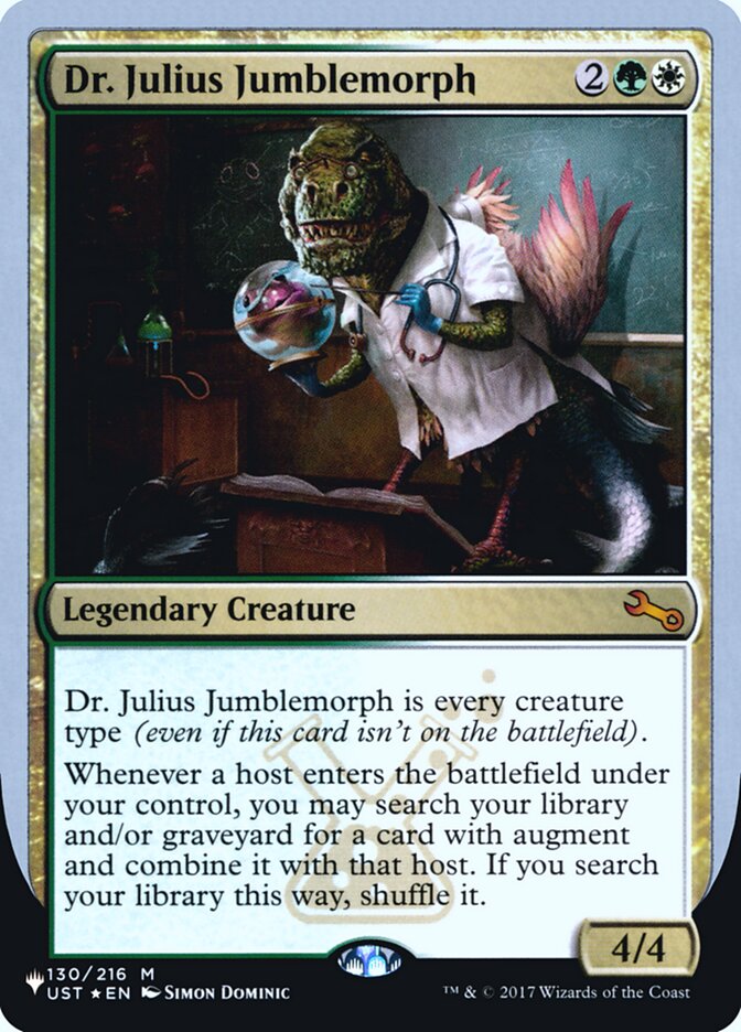 Dr. Julius Jumblemorph (Unfinity Foil Edition) [The List] | Exor Games New Glasgow