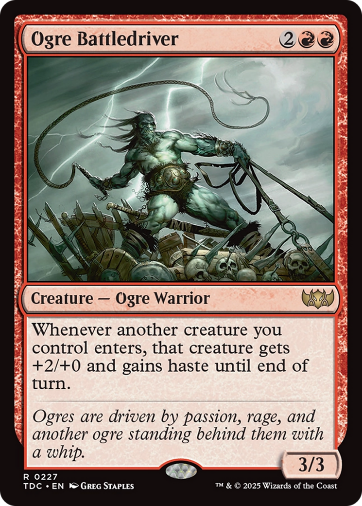 Ogre Battledriver [Tarkir: Dragonstorm Commander] | Exor Games New Glasgow