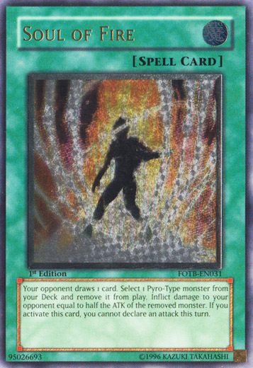 Soul of Fire [FOTB-EN031] Ultimate Rare | Exor Games New Glasgow