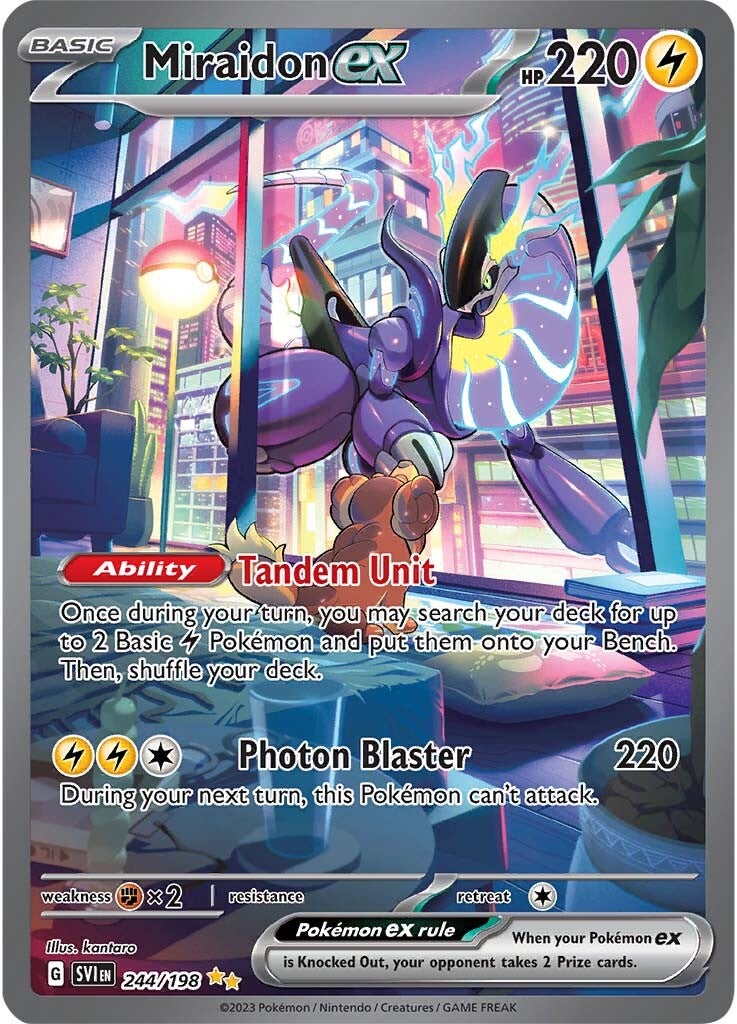 Miraidon ex (244/198) [Scarlet & Violet: Base Set] | Exor Games New Glasgow