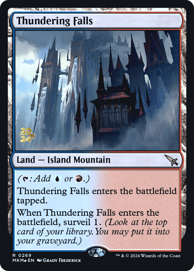 Thundering Falls [Murders at Karlov Manor Prerelease Promos] | Exor Games New Glasgow