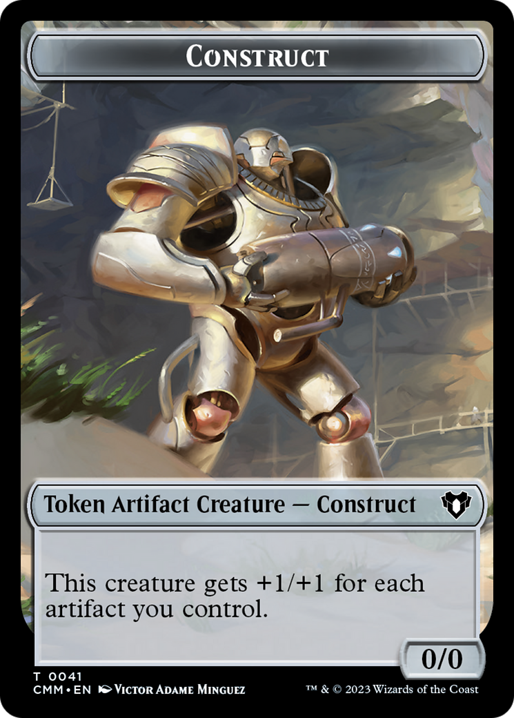 Construct Token (41) [Commander Masters Tokens] | Exor Games New Glasgow