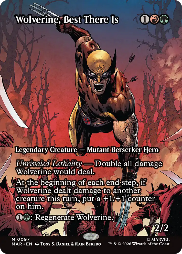 Wolverine, Best There Is (Borderless) [Marvel Universe: Eternal-Legal] | Exor Games New Glasgow