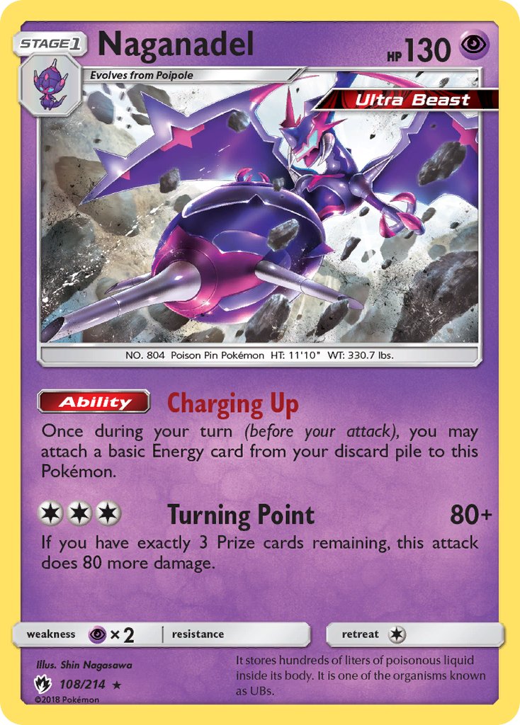 Naganadel(108/214) (Theme Deck Exclusive) [Sun & Moon: Lost Thunder] | Exor Games New Glasgow