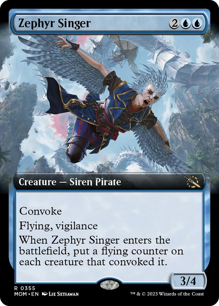 Zephyr Singer (Extended Art) [March of the Machine] | Exor Games New Glasgow