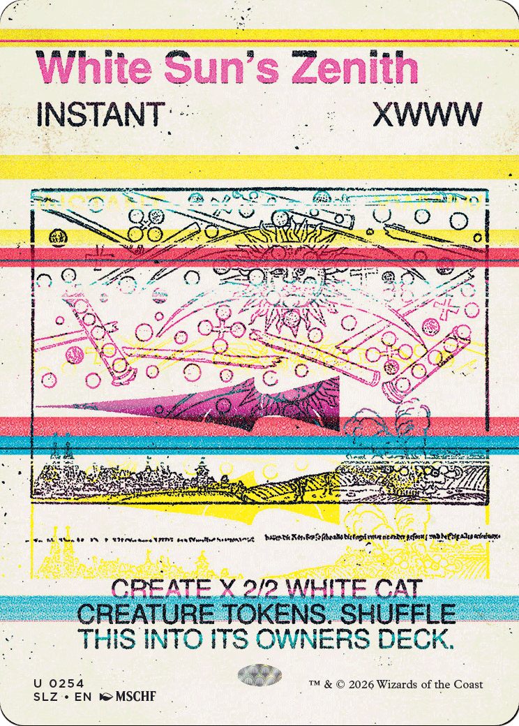 White Sun's Zenith (0254) [Secret Lair x MSCHF: The Zeta Set] | Exor Games New Glasgow