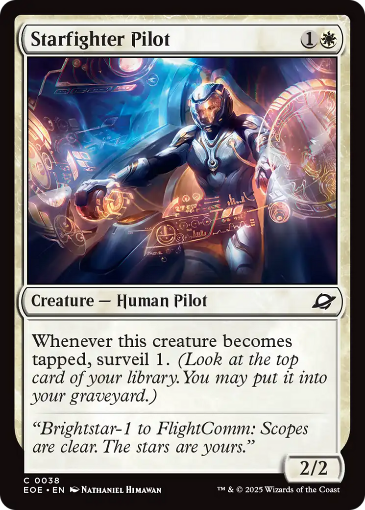 Starfighter Pilot [Edge of Eternities] | Exor Games New Glasgow