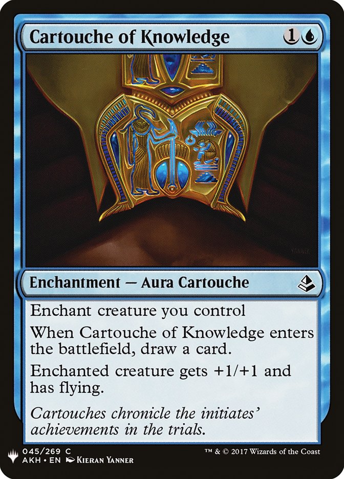 Cartouche of Knowledge [Mystery Booster] | Exor Games New Glasgow