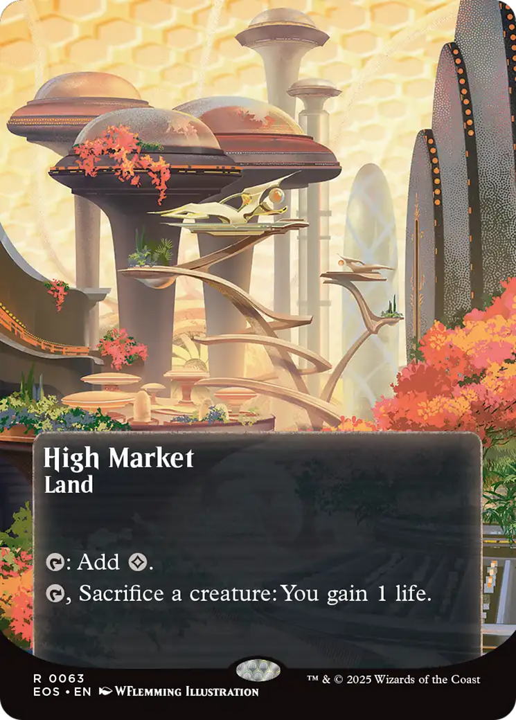 High Market (0063) (Borderless) [Edge of Eternities: Stellar Sights] | Exor Games New Glasgow