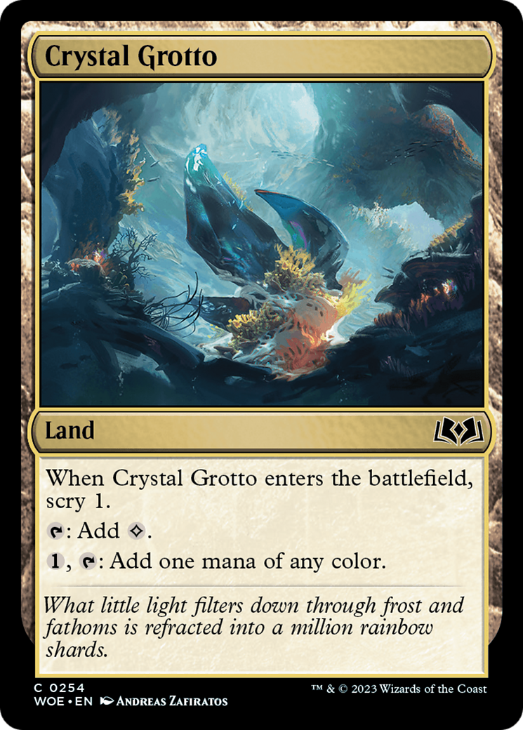 Crystal Grotto [Wilds of Eldraine] | Exor Games New Glasgow