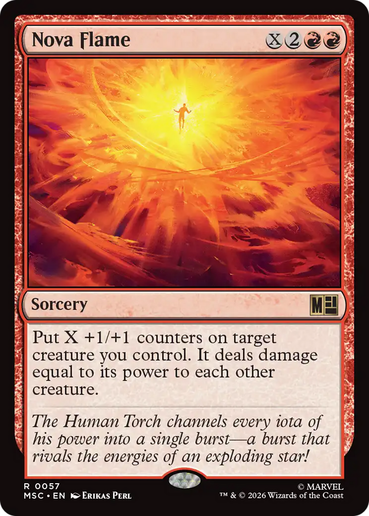 Nova Flame [Marvel Super Heroes Commander] | Exor Games New Glasgow