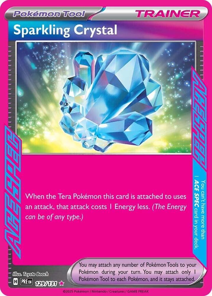 Sparkling Crystal (129/131) [Scarlet & Violet: Prismatic Evolutions] | Exor Games New Glasgow