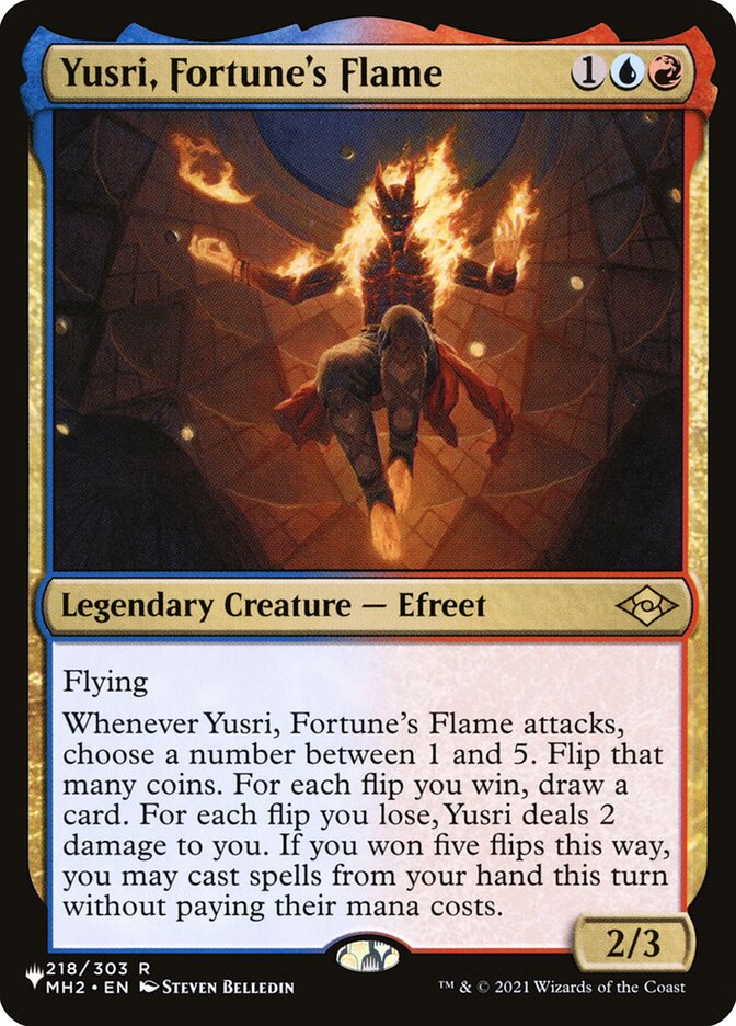 Yusri, Fortune's Flame [Secret Lair: Heads I Win, Tails You Lose] | Exor Games New Glasgow