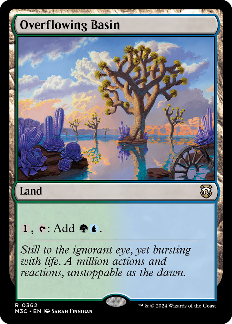 Overflowing Basin (Ripple Foil) [Modern Horizons 3 Commander] | Exor Games New Glasgow
