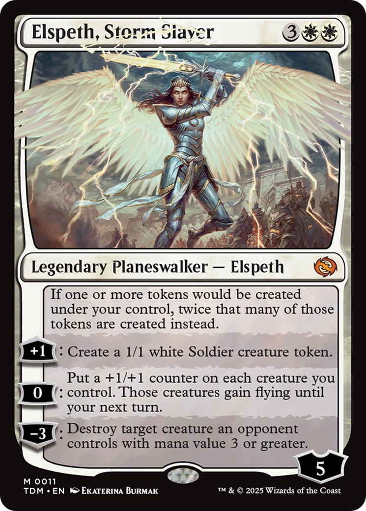 Elspeth, Storm Slayer [Tarkir: Dragonstorm] | Exor Games New Glasgow