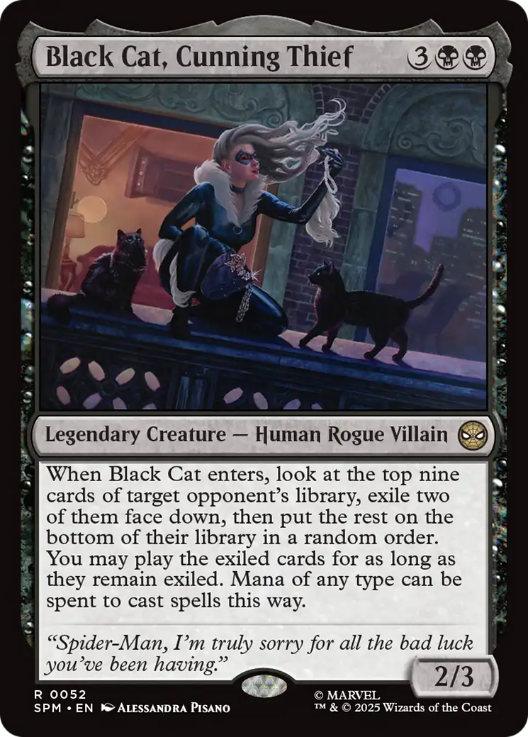 Black Cat, Cunning Thief [Marvel's Spider-Man] | Exor Games New Glasgow