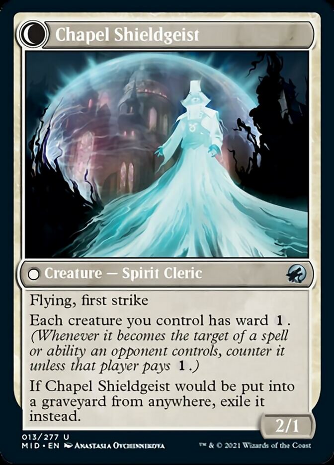 Chaplain of Alms // Chapel Shieldgeist [Innistrad: Midnight Hunt] | Exor Games New Glasgow