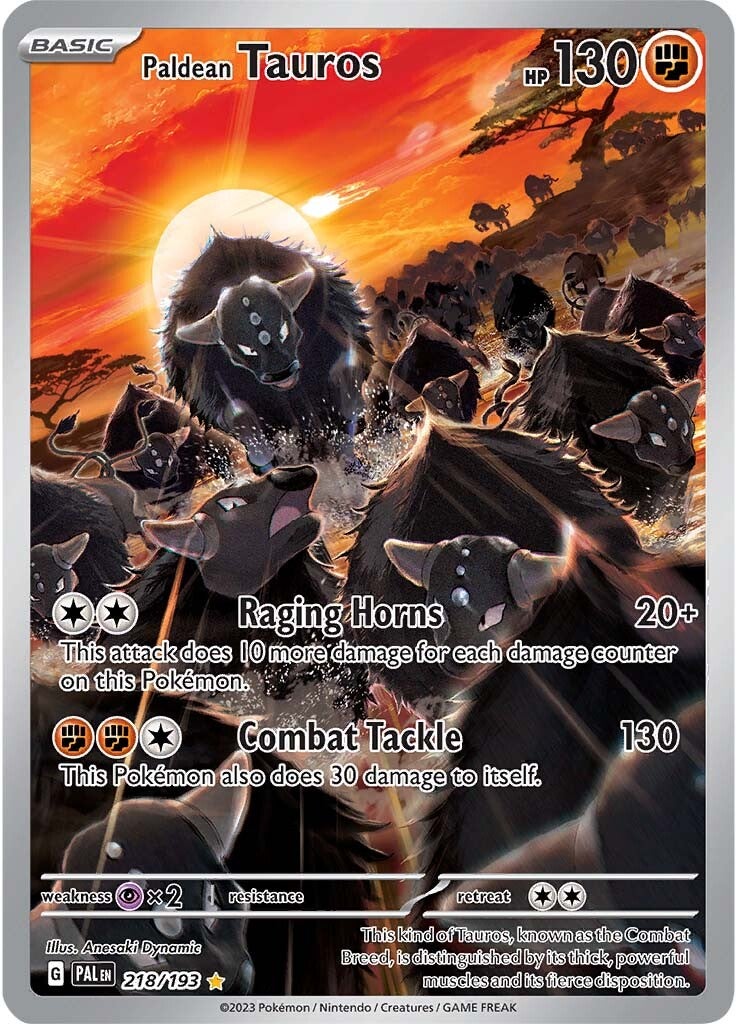 Paldean Tauros (218/193) [Scarlet & Violet: Paldea Evolved] | Exor Games New Glasgow