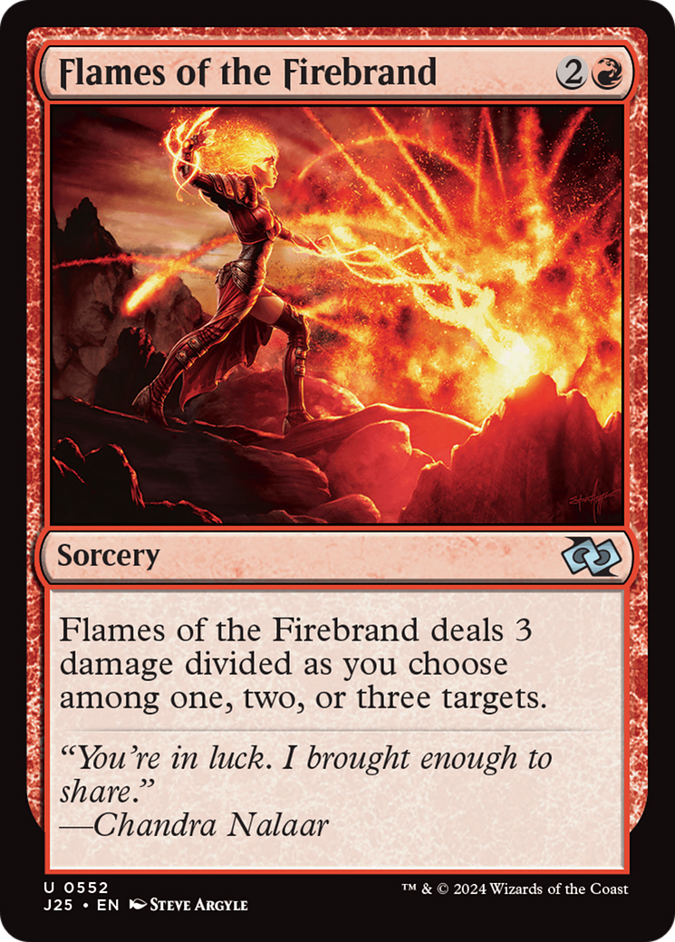 Flames of the Firebrand [Foundations Jumpstart] | Exor Games New Glasgow