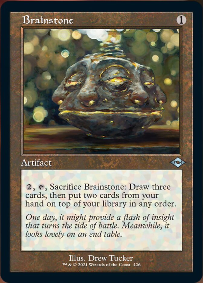 Brainstone (Retro Foil Etched) [Modern Horizons 2] | Exor Games New Glasgow