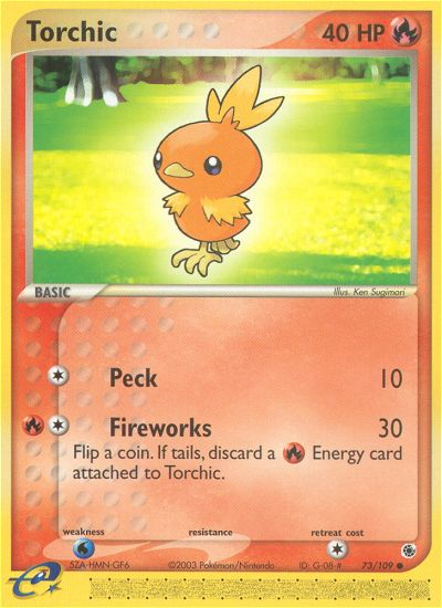 Torchic (73/109) [EX: Ruby & Sapphire] | Exor Games New Glasgow