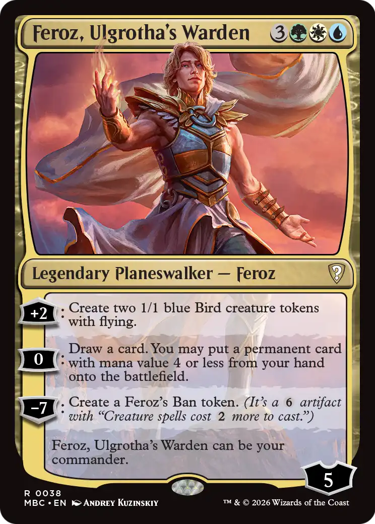 Feroz, Ulgrotha's Warden [Mystery Booster: Commander Edition] | Exor Games New Glasgow