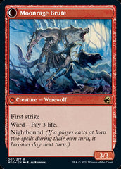 Brutal Cathar // Moonrage Brute [Innistrad: Midnight Hunt] | Exor Games New Glasgow