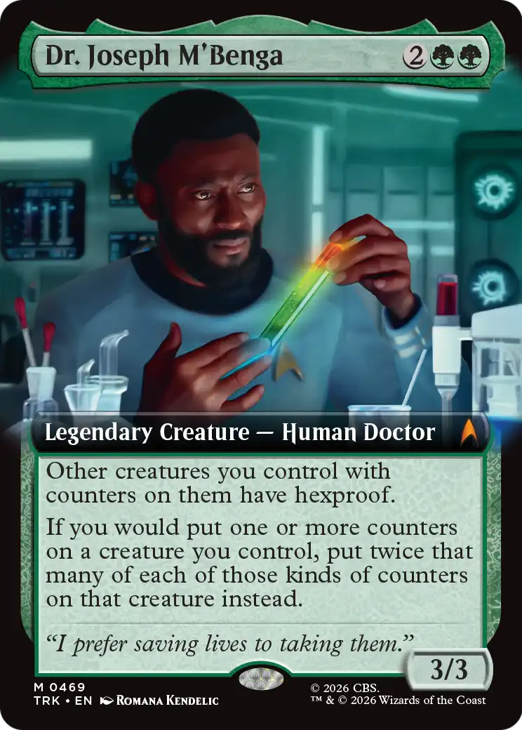 Dr. Joseph M'Benga (Extended Art) [Star Trek] | Exor Games New Glasgow