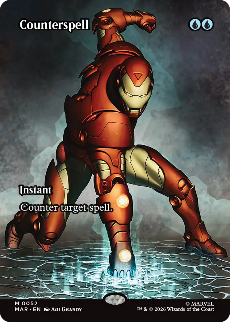 Counterspell (Borderless) (0052) [Marvel Universe: Eternal-Legal] | Exor Games New Glasgow