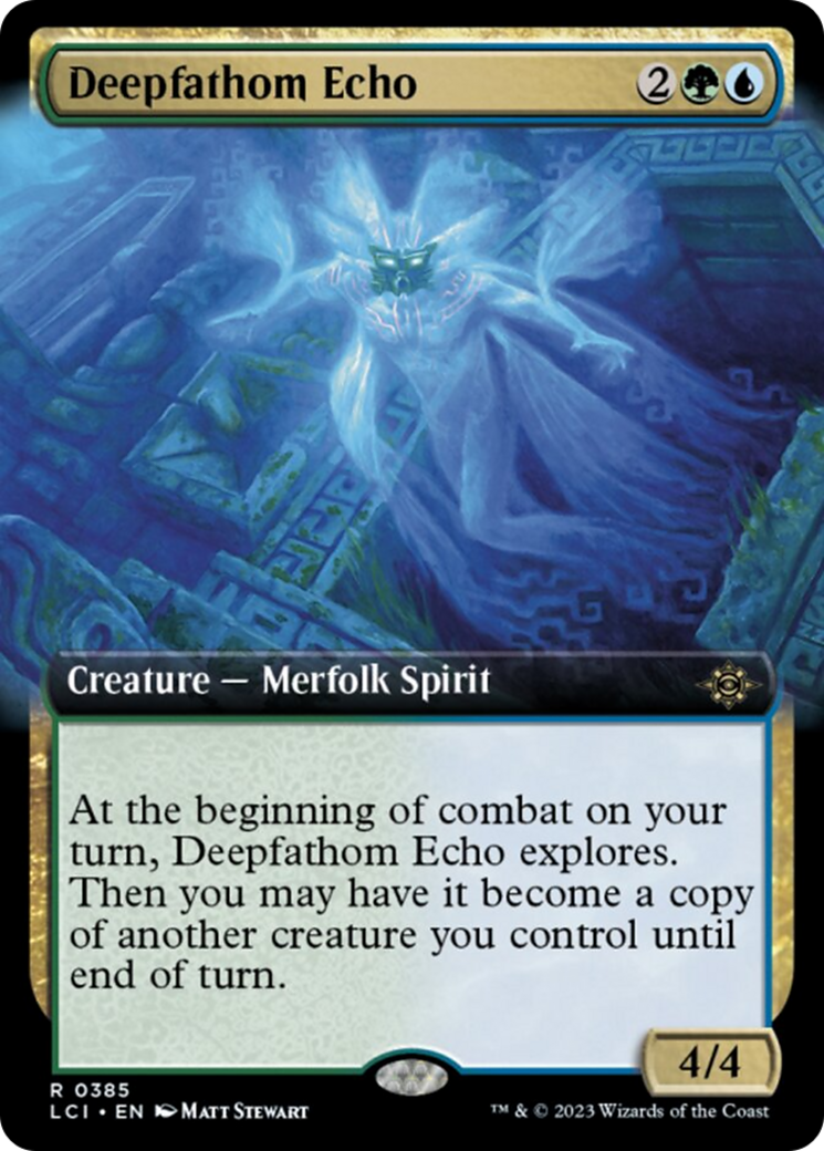 Deepfathom Echo (Extended Art) [The Lost Caverns of Ixalan] | Exor Games New Glasgow