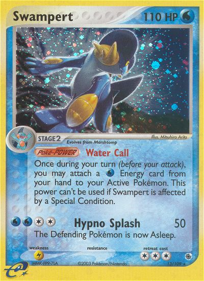 Swampert (13/109) [EX: Ruby & Sapphire] | Exor Games New Glasgow