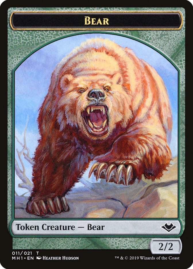 Bear Token [Modern Horizons Tokens] | Exor Games New Glasgow