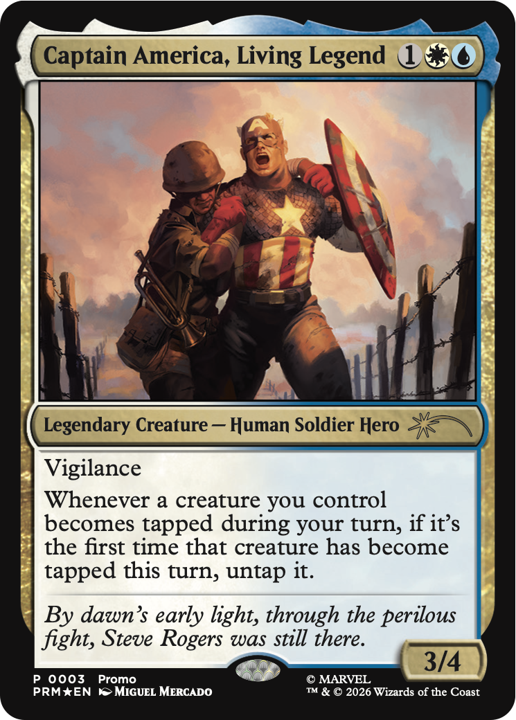 Captain America, Living Legend [Media Promos] | Exor Games New Glasgow