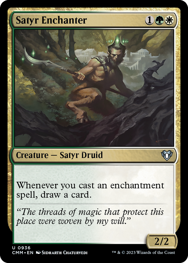 Satyr Enchanter [Commander Masters] | Exor Games New Glasgow