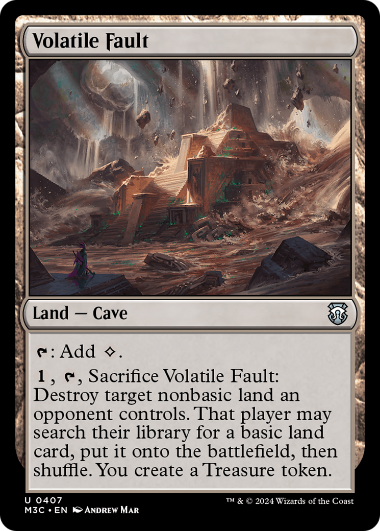 Volatile Fault (Ripple Foil) [Modern Horizons 3 Commander] | Exor Games New Glasgow