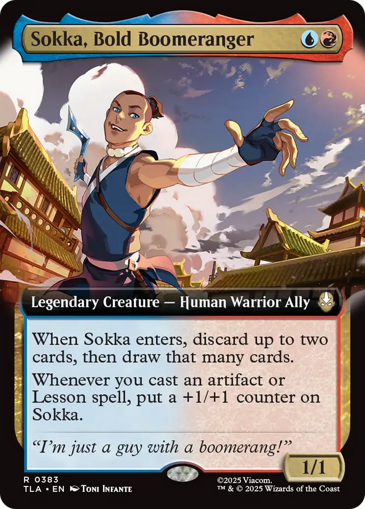 Sokka, Bold Boomeranger (Extended Art) [Avatar: The Last Airbender] | Exor Games New Glasgow